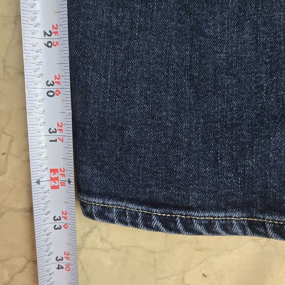 Flint and Tinder Jeans Mens 33x32 Blue Wash Tapered Fit Made in USA Denim - Picture 7 of 9